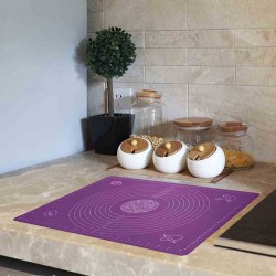 UNDANADAM SİLİKON MAT LİLA 40*50 CM (SML-45)